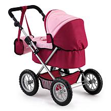 Bayer: Trendy Doll Pram for Dolls Up - Bordeaux, Red, Pink