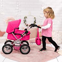 Bayer: Trendy Pram w/ Shoulder Bag, Hot Pink