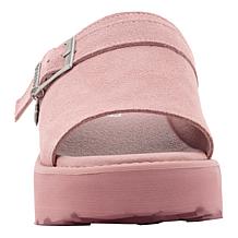 BEARPAW Frances Suede Open-Toe Clog