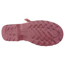 BEARPAW Frances Suede Open-Toe Clog