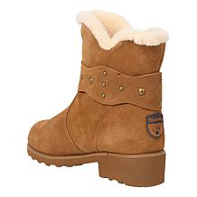 BEARPAW® Kathleen Suede Heeled Boot with Rain Repellent