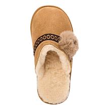 BEARPAW® Linda Suede Slipper with Rain & Stain Repellent