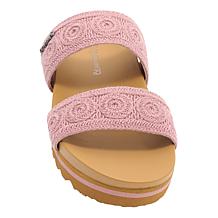 BEARPAW® Mandy 2-Band Crochet Sandal