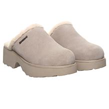 BEARPAW® Marnie Rain and Stain Repellant Suede Block-Heel Clog