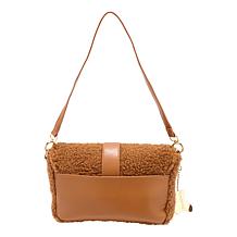 Bearpaw Sherpa Flap Crossbody Bag