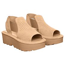 BEARPAW Tatiana Suede Open Toe Sandal