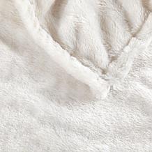 Beautyrest 50" x 70" Duke Faux Fur Heated Throw - Ivory