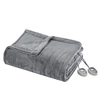 Beautyrest Heated Knitted Microlight Blanket-Queen
