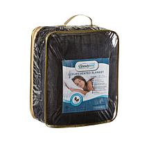 Beautyrest Heated Plush Blanket - Black Full