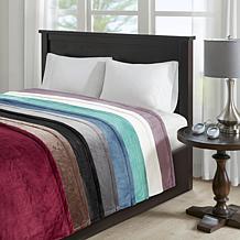 Beautyrest Heated Plush Knitted Microlight Blanket-Full