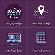 Beautyrest World Class Level Four Medium - Queen