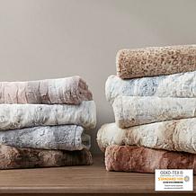 Beautyrest Zuri Oversized Faux Fur Heated Throw 50" x 70"