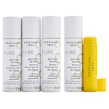 Beekman 1802 4-Pc Goat Milk Lip Balm Gift Set, Pure