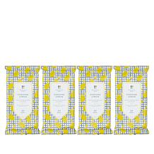Beekman 1802 Goat Milk 4-Piece Face Wipe Set - Sunshine Lemon