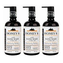 Beekman 1802 Honey & Orange Blossom Goat Milk Hand & Body Wash 3-pack