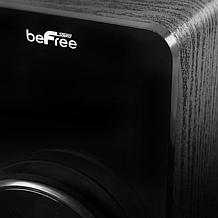 beFree Sound Bluetooth Powered Tower Speaker in Black