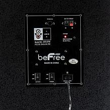 beFree Sound Party Lights Triple 10 Inch Subwoofers Bluetooth Porta...