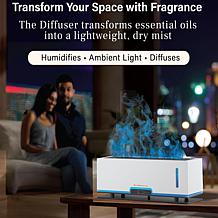 Bell & Howell Flame Effect Aroma Diffuser w/ Essential Oil