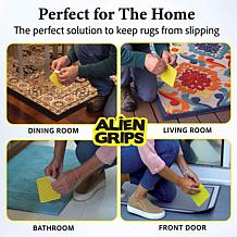 Bell & Howell Reusable 4" x 4" Alien Carpet Grips - Set of 24