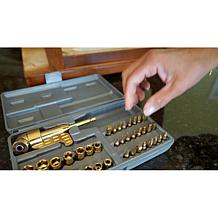 Bell + Howell 42-piece Angle Screwdriver with Magnet and Case