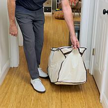 Bell + Howell Foldable Zippered Rolling Storage Bag 2-pack