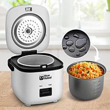Bell + Howell Rice Robot with Steamer Tray and Recipe Book
