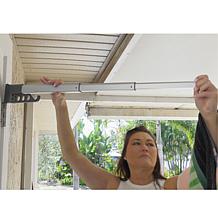 Bell + Howell Set of 2 Telescoping Clothes Hangers with Extra Hook