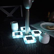 Bell + Howell Square Mosaic Solar Disk Lights 4-pack