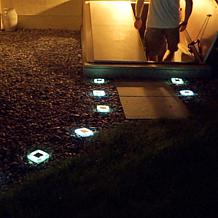 Bell + Howell Square Mosaic Solar Disk Lights 4-pack