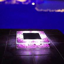 Bell + Howell Square Mosaic Solar Disk Lights 4-pack