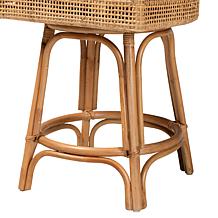 Bella Natural Rattan Counter Stool with Swivel Seat