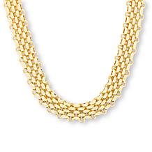 Bellezza 17" Bronze Chainmail Necklace