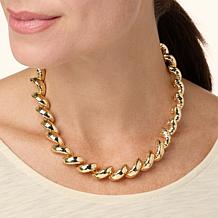Bellezza 18" Bronze Hammered San Marco Necklace