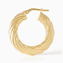 Bellezza Bronze 1" Twisted Hoops