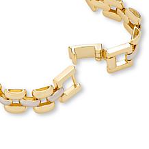 Bellezza Bronze 3-Row Panther Link Bracelet