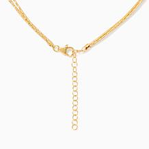 Bellezza Bronze D/C Omega 3-Strand Necklace