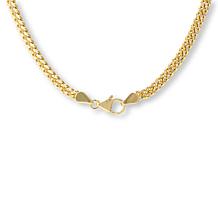 Bellezza Bronze Goldtone Cuban Link 18" Necklace