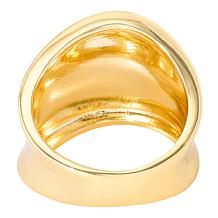 Bellezza Bronze Polished Abstract Saddle Ring