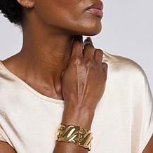 Bellezza Bronze Wave Pattern Bracelet