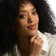 Bellezza Hammered Textured Domed Ring