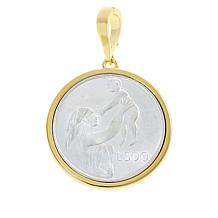 Bellezza "Unconditional Love" 500 Lira Coin Enhancer Pendant