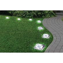 Bell+Howell 8-pack Deluxe Square Solar Disk Lights
