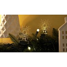 Bell+Howell Clip-On Snowflake Light with Remote - 3-pack