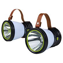 Bell+Howell Rechargeable LED Lantern and Power Bank - Set of 2