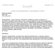 Benefit Cosmetics Fluff Up Flexible Hold Texturizing Brow Wax 0.2 oz.