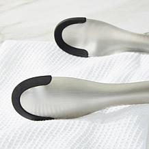 BergHOFF 12" Stainless Steel Serving Tongs with Silicone Tips