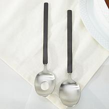 BergHOFF 2-piece Salad Serving Utensil Set, Smokey Black