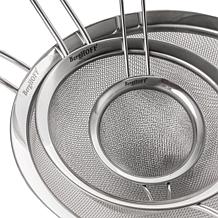 Berghoff 3pc Stainless Steel Graduated Strainer Set