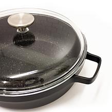 BergHOFF Gem 11" 5-Quart Non-Stick Covered Two-Handle Saute Pan