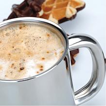 BergHOFF Straight 6pc 18/10 Stainless Steel Mug Set 12 oz.